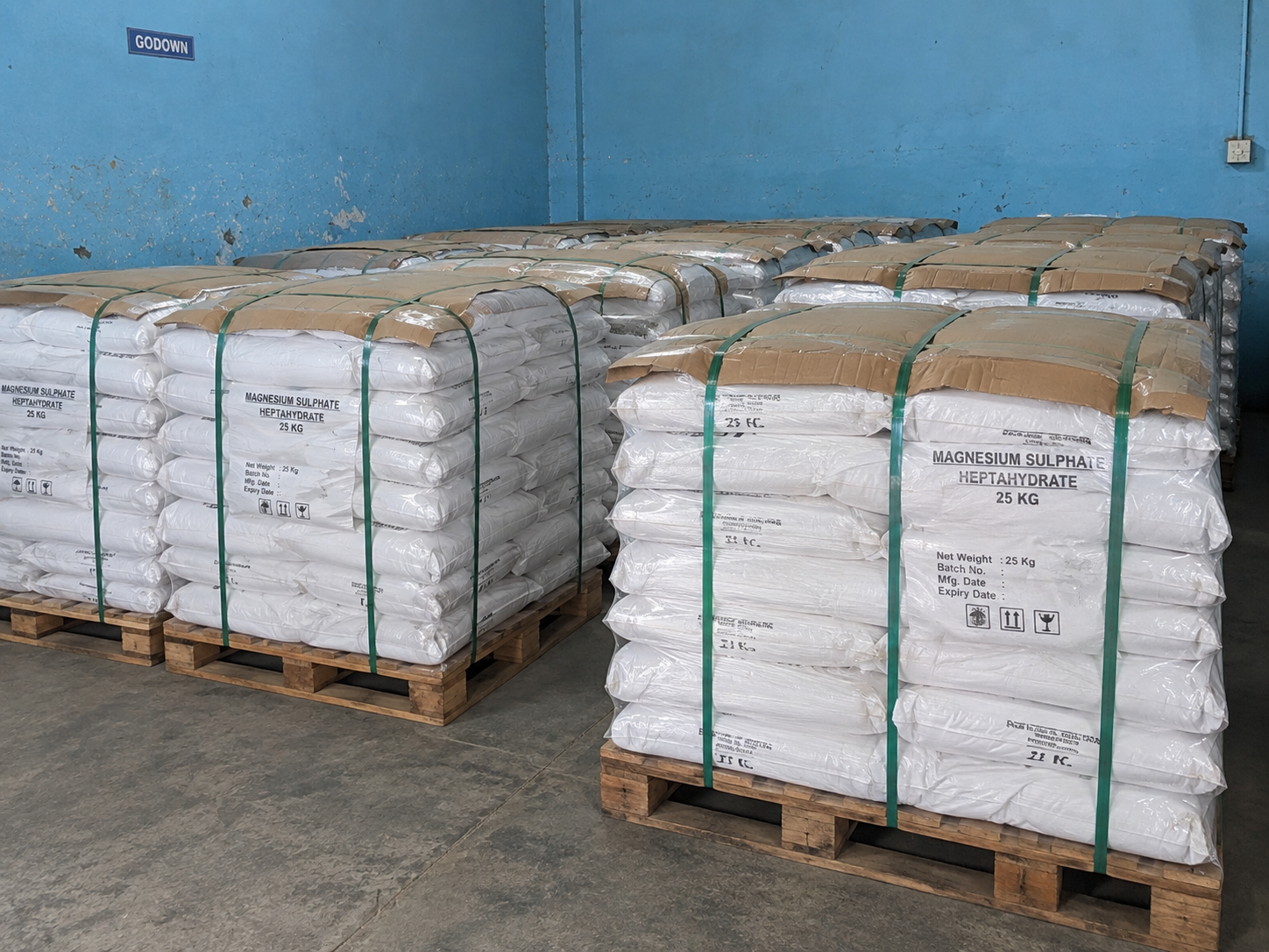 Magnesium Sulphate Heptahydrate Storage Area  2